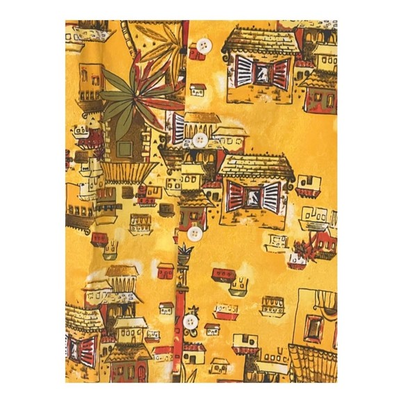 KNOTT'S Berry Farm Vintage Theme Park Attractions Ghost Town Button Up Shirt - Picture 8 of 13